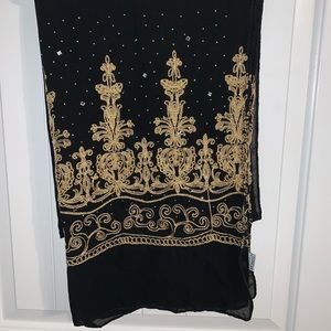 Scarf embellished